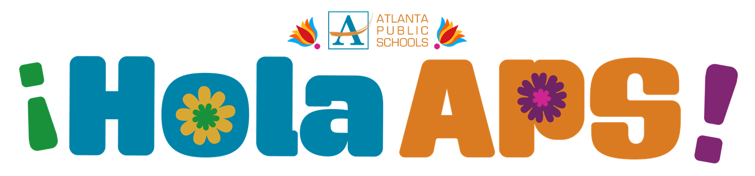  Hola APS  bright letters and flowers